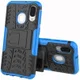 Samsung Galaxy A40 Robuust Hybride Hoesje Blauw afbeelding 3