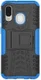 Samsung Galaxy A40 Robuust Hybride Hoesje Blauw afbeelding 6