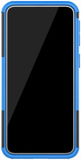Samsung Galaxy A40 Robuust Hybride Hoesje Blauw afbeelding 7