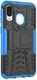 Samsung Galaxy A40 Robuust Hybride Hoesje Blauw afbeelding 8