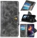Samsung Galaxy A40 Portemonnee Knoop Hoesje Grijs afbeelding 9