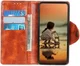 Samsung Galaxy A40 Portemonnee Knoop Hoesje Oranje afbeelding 2