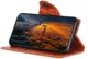 Samsung Galaxy A40 Portemonnee Knoop Hoesje Oranje afbeelding 5