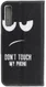 Samsung Galaxy A70 Portemonnee Print Hoesje Don't Touch My Phone afbeelding 4