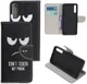 Samsung Galaxy A70 Portemonnee Print Hoesje Don't Touch My Phone afbeelding 5