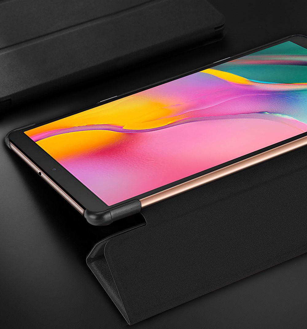 Dux Ducis Samsung Galaxy Tab A 10.1 (2019) Tri-fold Hoes Roze afbeelding 15