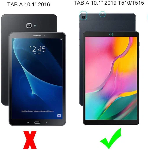 Dux Ducis Samsung Galaxy Tab A 10.1 (2019) Tri-fold Hoes Roze afbeelding 17