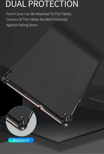 Dux Ducis Samsung Galaxy Tab A 10.1 (2019) Tri-fold Hoes Roze afbeelding 12