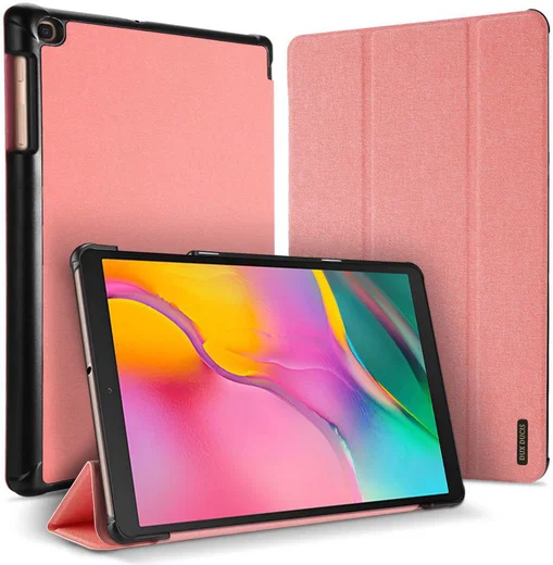Dux Ducis Samsung Galaxy Tab A 10.1 (2019) Tri-fold Hoes Roze afbeelding 1