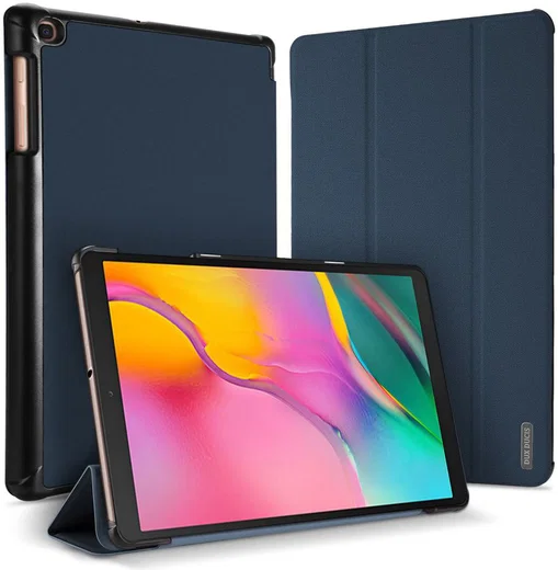 Dux Ducis Samsung Galaxy Tab A 10.1 (2019) Tri-fold Hoes Blauw afbeelding 1