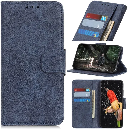 Samsung Galaxy A40 Portemonnee Hoesje Blauw afbeelding 9