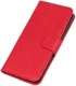 Samsung Galaxy A50 Book Case Hoesje Wallet Stand Kunst Leer Rood afbeelding 6