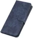 Samsung Galaxy A50 Book Case Hoesje Wallet Stand Kunst Leer Blauw afbeelding 6