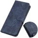 Samsung Galaxy A50 Book Case Hoesje Wallet Stand Kunst Leer Blauw afbeelding 7