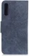 Samsung Galaxy A50 Book Case Hoesje Wallet Stand Kunst Leer Blauw afbeelding 9