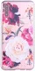 Samsung Galaxy A7 (2018) Glitter TPU Hoesje met Print Elegant Flowers afbeelding 4
