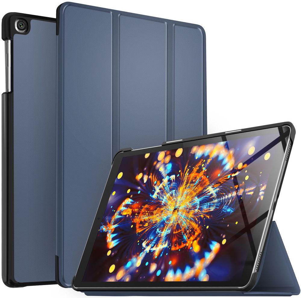 Samsung Galaxy Tab A 10.1 (2019) Tri-fold Hoes Blauw afbeelding 1