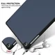 Samsung Galaxy Tab A 10.1 (2019) Tri-fold Hoes Blauw afbeelding 4