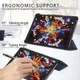 Samsung Galaxy Tab A 10.1 (2019) Tri-fold Hoes Blauw afbeelding 6