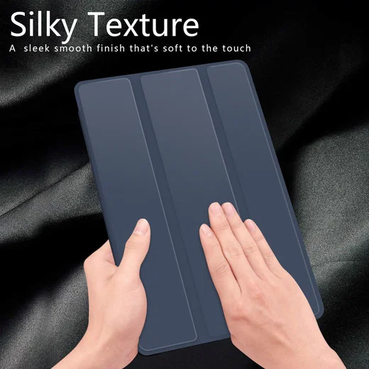 Samsung Galaxy Tab A 10.1 (2019) Tri-fold Hoes Blauw afbeelding 7