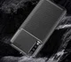 Samsung Galaxy A70 Siliconen Carbon Hoesje Rood afbeelding 4