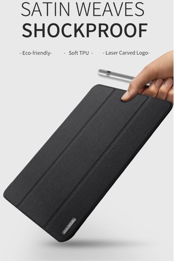 Dux Ducis Domo Series Apple iPad Mini 5 (2019) Tri-fold Hoes Zwart afbeelding 5