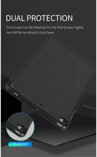Dux Ducis Domo Series Apple iPad Mini 5 (2019) Tri-fold Hoes Zwart afbeelding 7