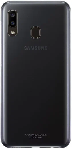 Origineel Samsung Galaxy A20E Hoesje Gradation Cover Zwart afbeelding 1