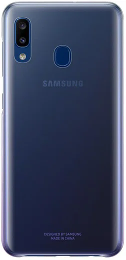 Origineel Samsung Galaxy A20E Hoesje Gradation Cover Paars afbeelding 3