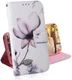 Huawei P30 Portemonnee Hoesje met Print Bloem afbeelding 1