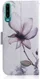 Huawei P30 Portemonnee Hoesje met Print Bloem afbeelding 5