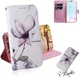 Huawei P30 Portemonnee Hoesje met Print Bloem afbeelding 6