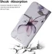 Huawei P30 Portemonnee Hoesje met Print Bloem afbeelding 8