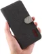 Huawei P30 Pro Soft Canvas Portemonnee Hoesje Zwart afbeelding 4