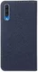 Samsung Galaxy A70 Soft Canvas Portemonnee Hoesje Blauw afbeelding 3