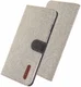 Samsung Galaxy S10 Soft Canvas Portemonnee Hoesje Khaki afbeelding 1