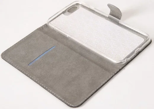 Samsung Galaxy S10 Soft Canvas Portemonnee Hoesje Khaki afbeelding 8