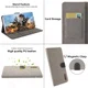 Huawei P Smart (2019) Soft Canvas Portemonnee Hoesje Khaki afbeelding 7