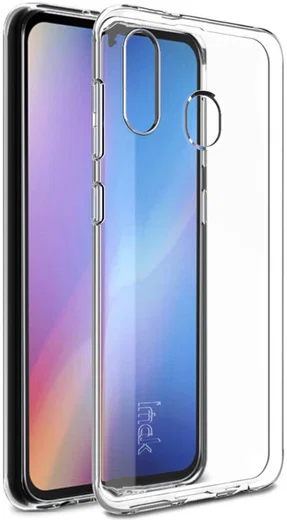 IMAK UX-5 Series Samsung Galaxy A20E Hoesje Flexibel TPU Transparant afbeelding 1