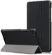 Lenovo Tab E7 Tri-Fold Hoes Zwart afbeelding 1