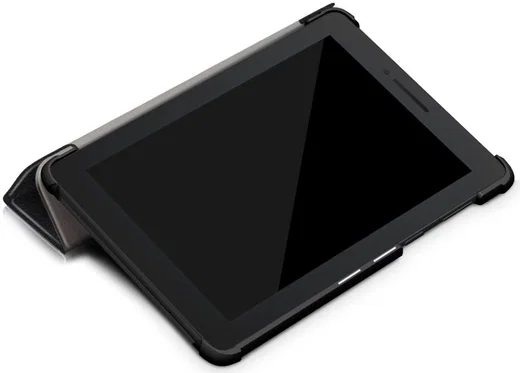 Lenovo Tab E7 Tri-Fold Hoes Zwart afbeelding 3