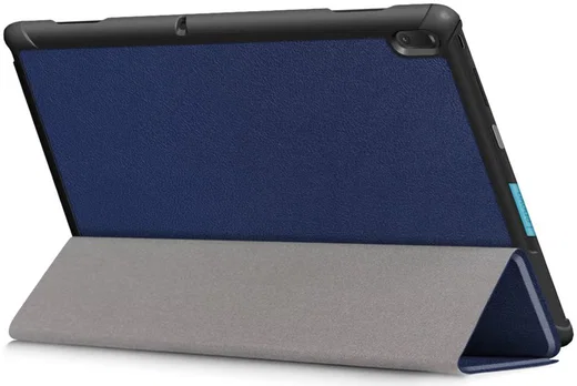 Lenovo Tab E10 Tri-Fold Hoes Blauw afbeelding 3