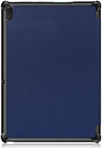 Lenovo Tab E10 Tri-Fold Hoes Blauw afbeelding 7