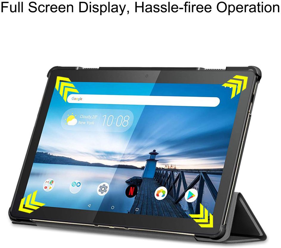 Lenovo Tab M10 (HD) Gen 1 Tri-Fold Hoes Zwart afbeelding 3