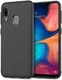 Samsung Galaxy A20E Twill Slim Texture Backcover Zwart afbeelding 1