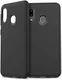 Samsung Galaxy A20E Twill Slim Texture Backcover Zwart afbeelding 4