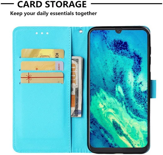 Samsung Galaxy A50 Book Case Hoesje Wallet met Dromenvanger Print afbeelding 2