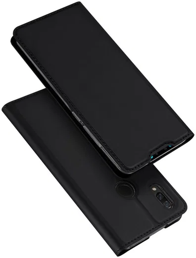 Dux Ducis Skin Pro Series Flip Hoesje Huawei P Smart Plus (2019) Zwart afbeelding 6