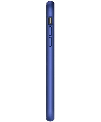 Apple iPhone XS / X Hoesje Transparant Hybride Back Cover Zwart/Blauw afbeelding 4