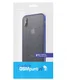 Apple iPhone XS / X Hoesje Transparant Hybride Back Cover Zwart/Blauw afbeelding 2